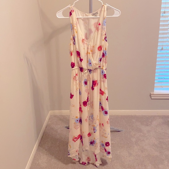 Lucky Brand Painted Floral Maxi Dress - Picture 3 of 8